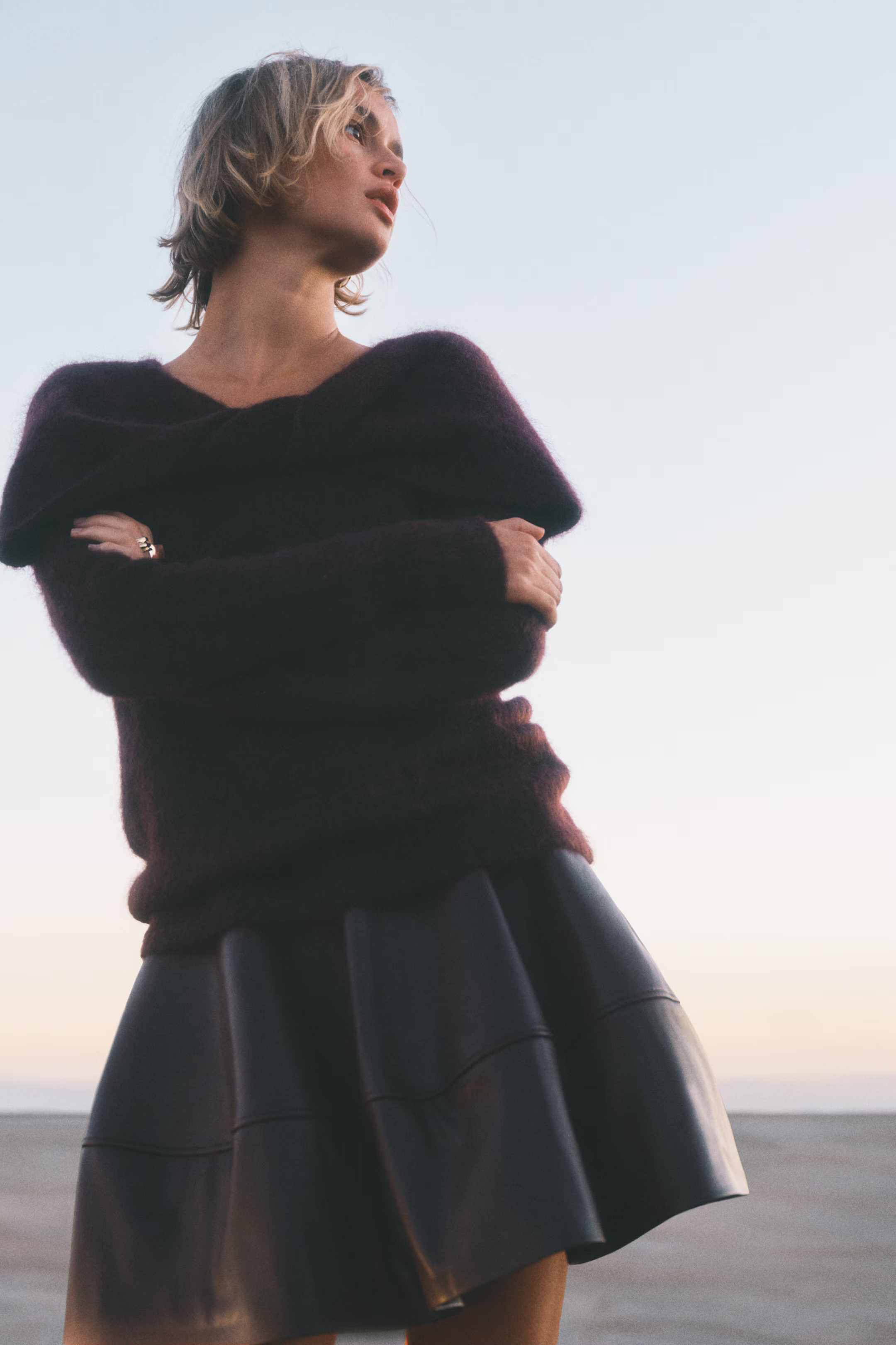 Mohair Blend Twist Detail Top | H&M (AU)