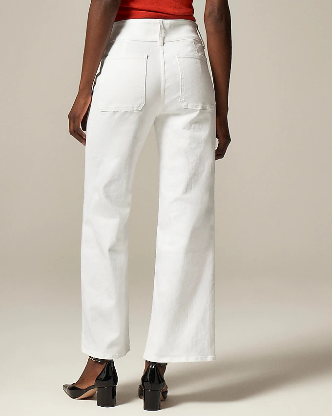 Slim-wide jean with stacked buttons | J. Crew US