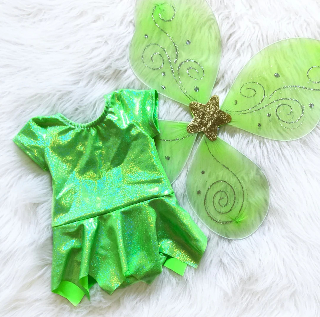 Green Fairy leotard - pixie costume- fairy costume- pixie leotard- baby toddler girls- green leot... | Etsy (US)