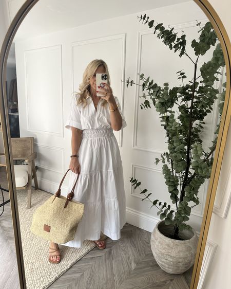 Summer white dress
I’m wearing a size small. I’m a uk 8-10 and it was a little big so I’d definitely size down in this one! 

#LTKstyletip #LTKuk #LTKeurope