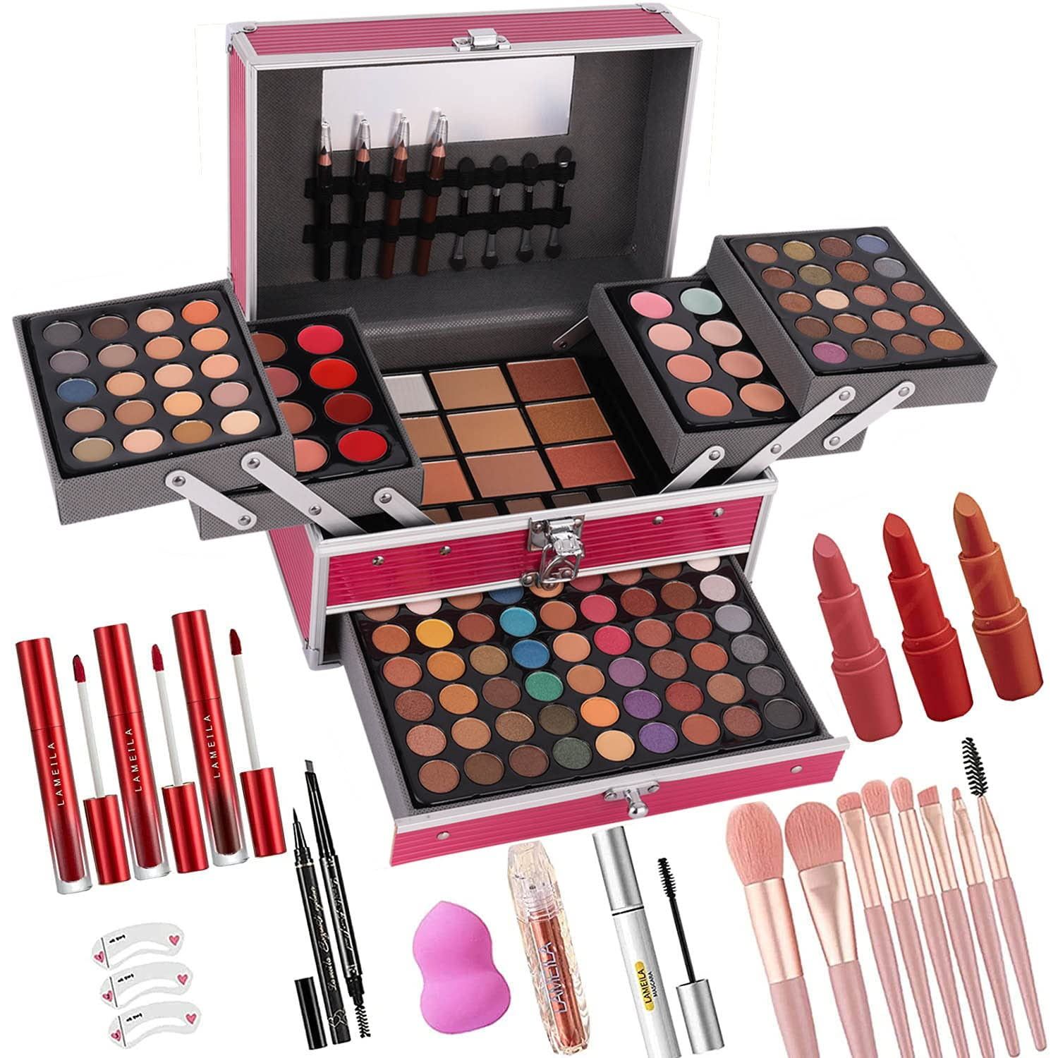 MISS ROSE 132 Colors Makeup Kit for Teenage Girls,Professional Makeup Kit All in One,Makeup Set f... | Walmart (US)