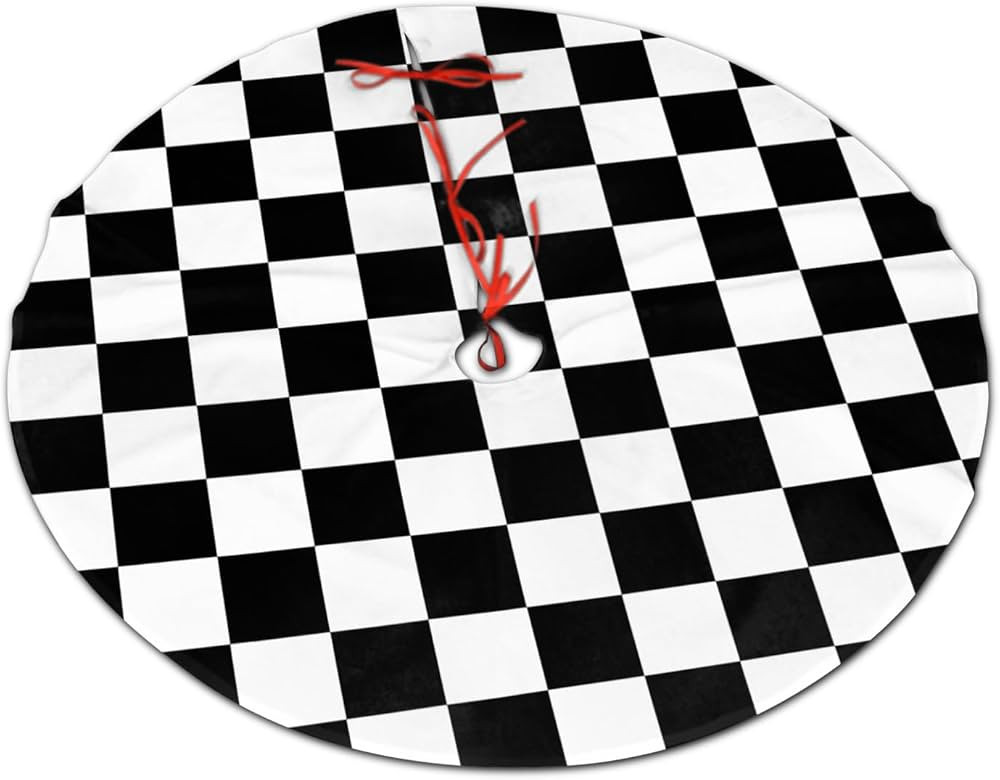 36 Inch Christmas Tree Skirts, Festive Xmas Decorations for Indoor Outdoor Use, Buffalo Plaid Chr... | Amazon (US)