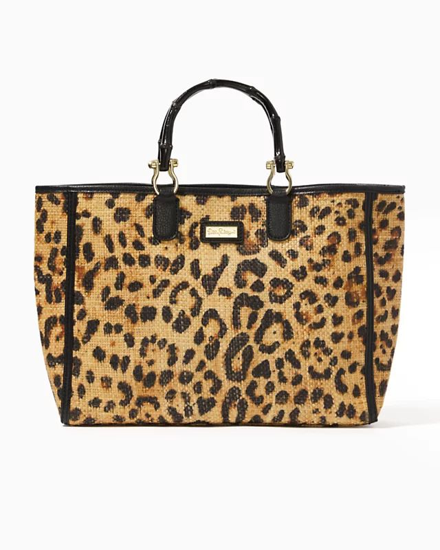 Greydon Leopard Tote Bag | Lilly Pulitzer
