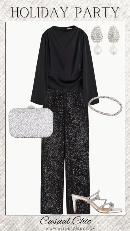Holiday party outfit, casual chic party outfit, Holiday Outfit. 

#LTKHoliday #LTKstyletip #LTKparties