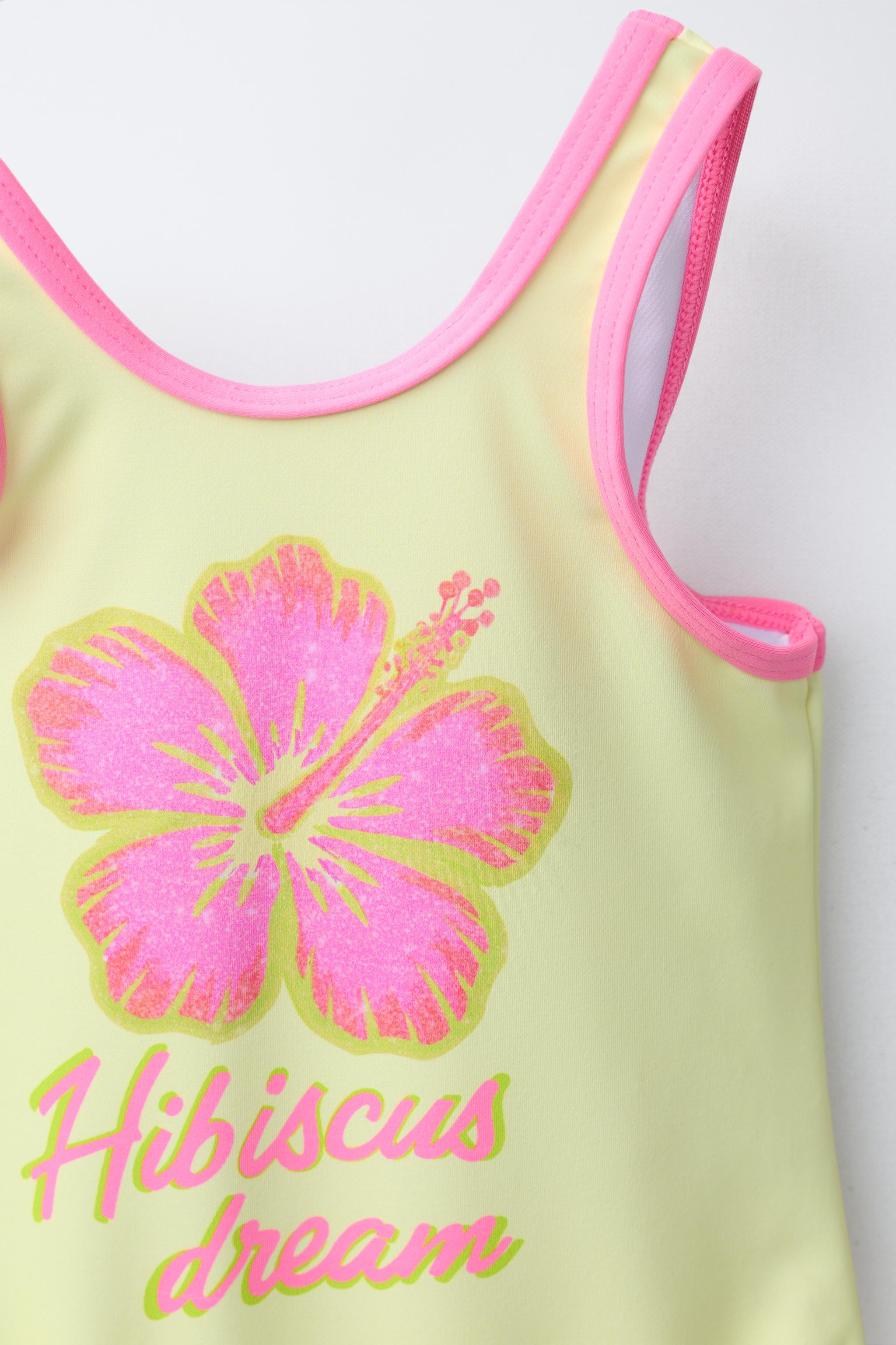 2-6 YEARS/ HIBISCUS FLOWER SWIMSUIT | Zara US