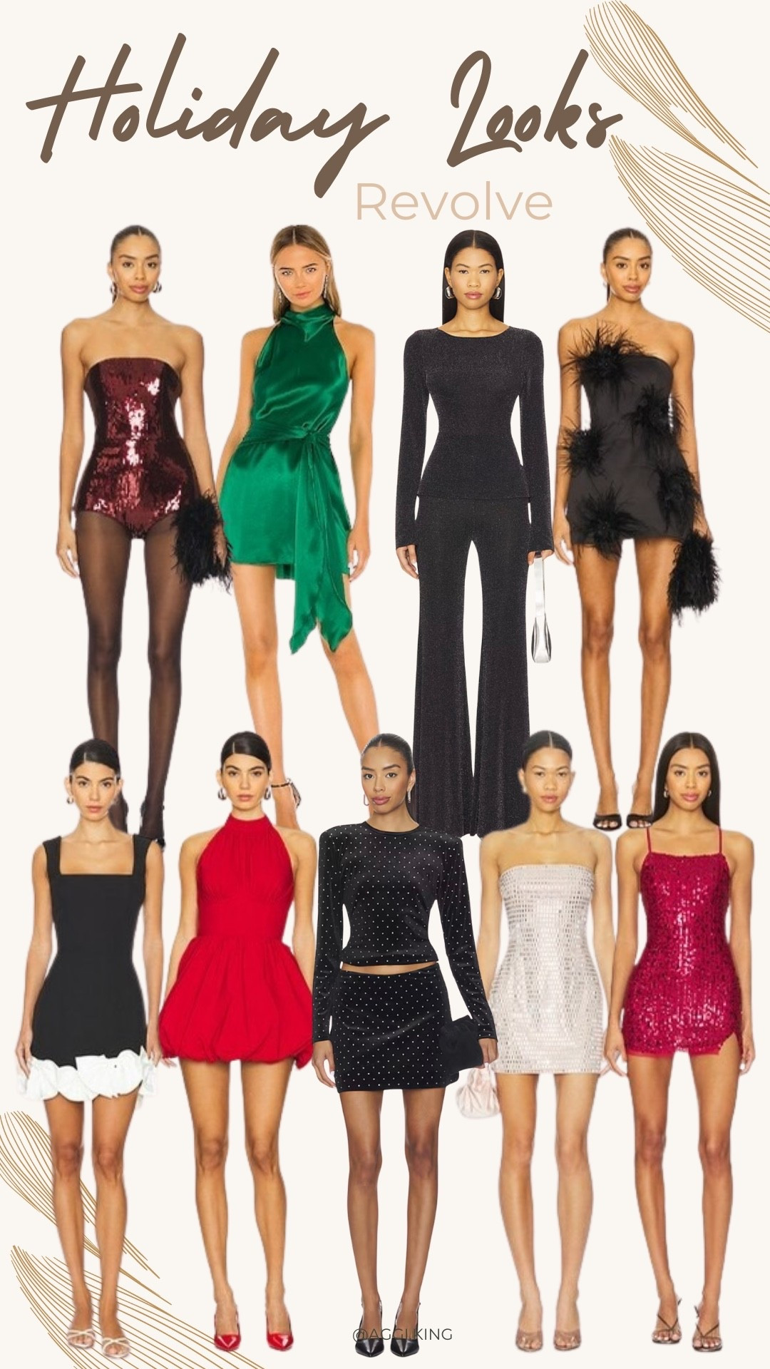 Holiday looks from Revolve 

#party #holidays 

#LTKHoliday #LTKootd #LTKGiftGuide
