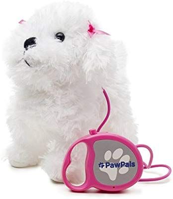 Meva PawPals Kids Walking and Barking Puppy Dog Toy Pet with Remote Control Leash … (White) | Amazon (US)