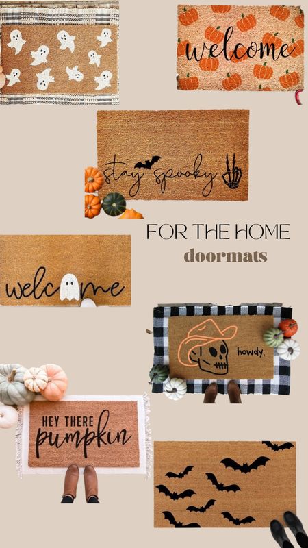 halloween home decor, halloween porch, halloween doormat, fall doormat, fall porch decor, ghost decor, pumpkin decor, boho halloween 

#LTKfamily #LTKhome #LTKSeasonal