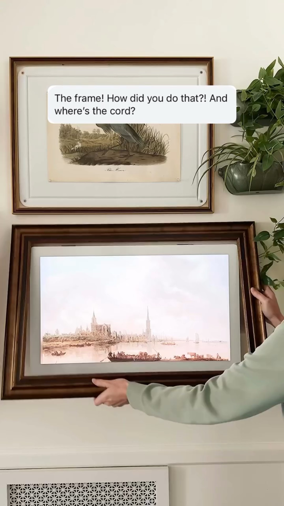 HOW TO CUSTOM FRAME A DIGITAL CALENDAR 👇

Command strips and that’s it!

We had a recessed outlet installed to hide the cord (and that wasn’t quite as easy), but cord covers painted the same color as your wall can work wonders too. 

Upload an art image or family photo so it blends right into a gallery wall. 

Super functional art for the win!!! While still organizing schedules, chores, reward systems, routines, to-do lists, grocery lists, meal plans… TBH it’s been life-changing for my family and me. 

#LTKHome