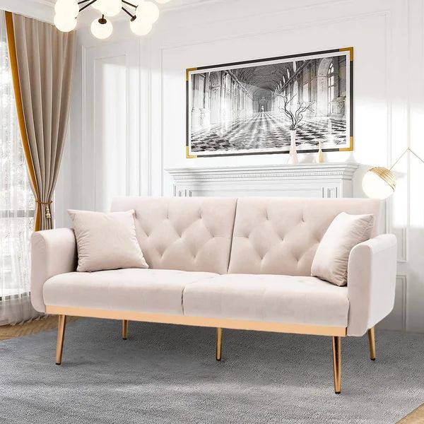 Haozhe 63.78'' Upholstered Sofa | Wayfair North America