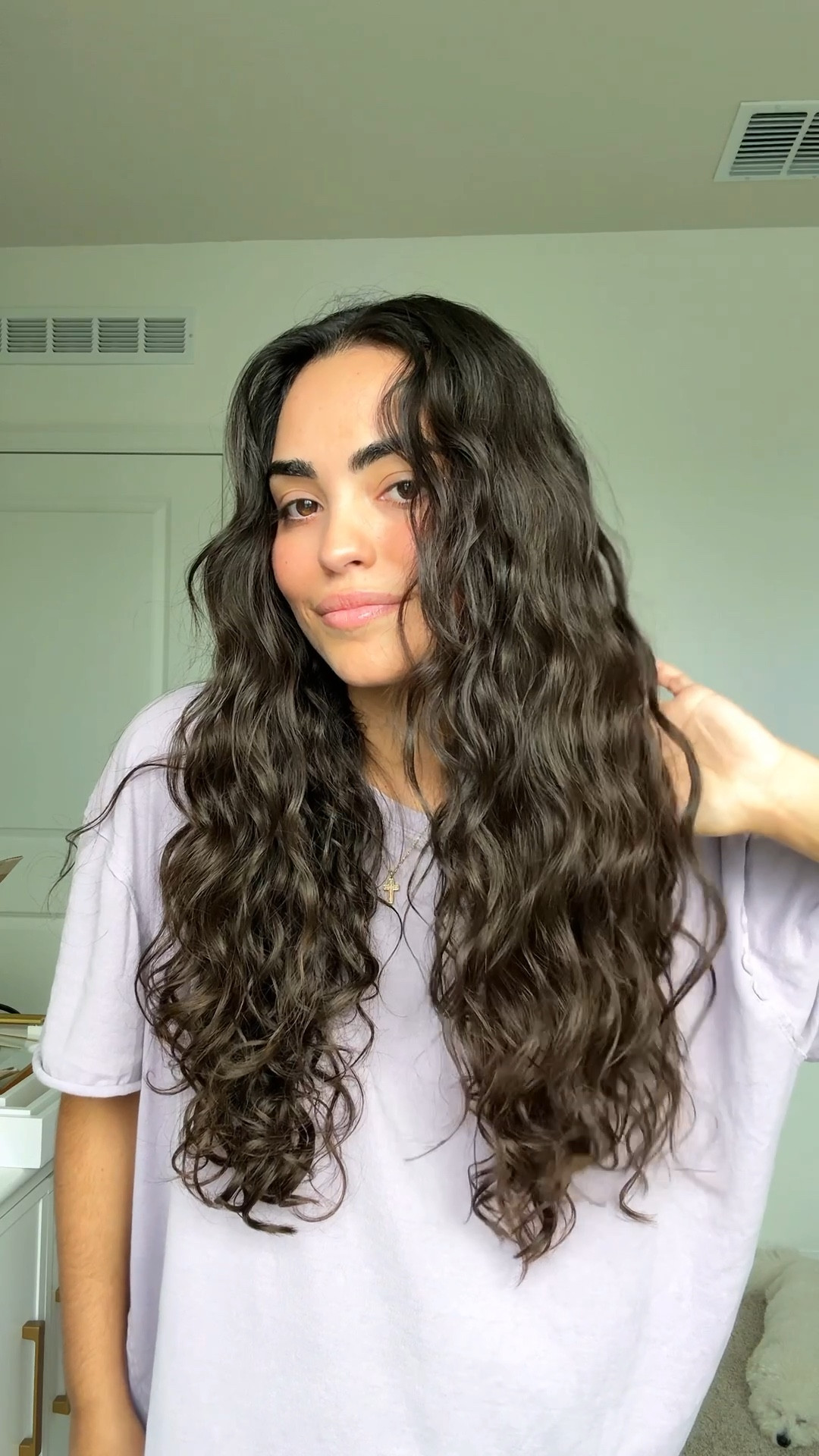 one of my easiest curly hair routines & only needs 2 products! I love that my curls are easily moveable and noooo frizz🌟 I just used a curl cream and a gel, no mousse for this one!

#LTKBeauty #LTKGiftGuide #LTKgrwm