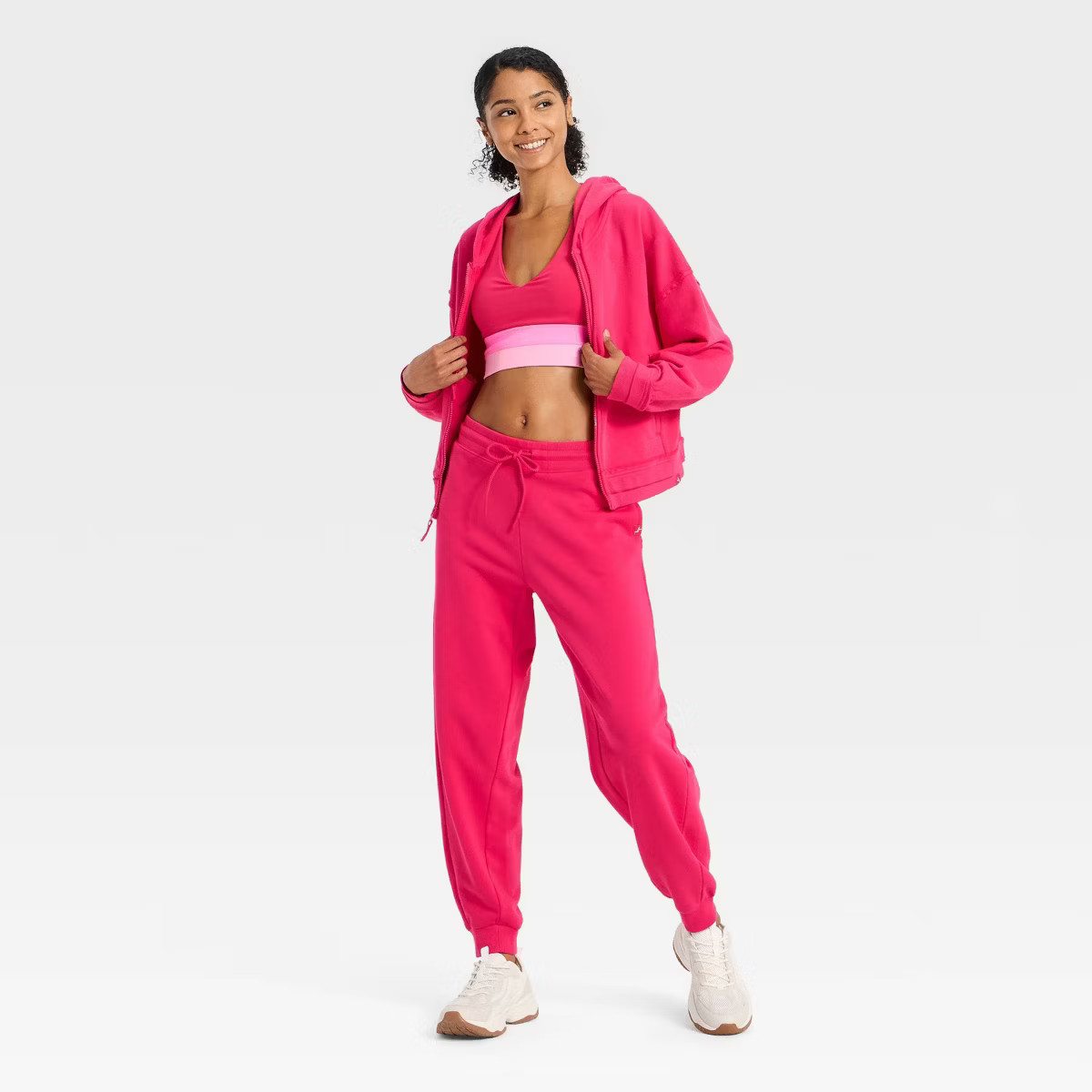 Women's French Terry Full Zip Hoodie Sweatshirt - JoyLab™ | Target