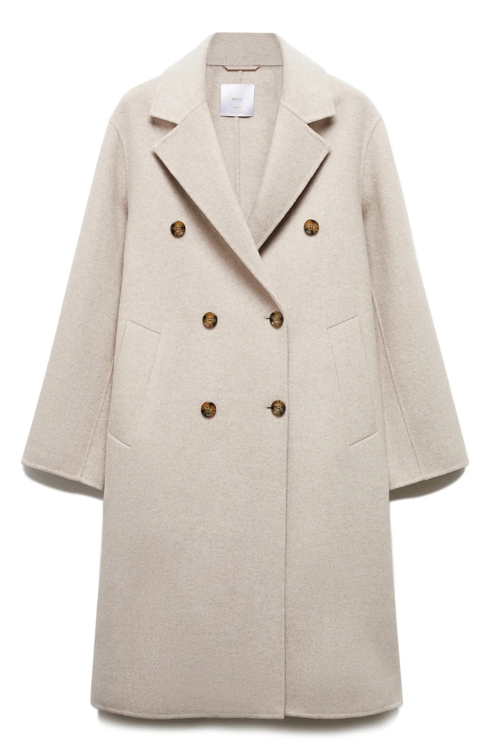 MANGO Oversize Wool Blend Coat | Nordstrom | Nordstrom