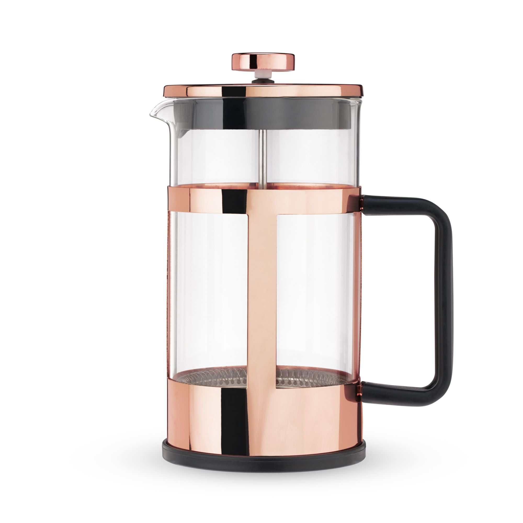 Pinky Up Piper Rose Gold Press Pot Tea and Coffee Maker, Loose Leaf Tea Accessories, Hot or Iced ... | Walmart (US)