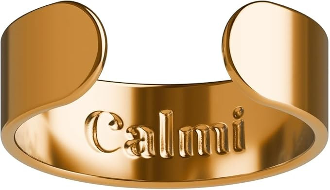 CALMI - Magnetic Wellness Ring 18K Gold Plated with Adjustable Stainless Steel Design | Wearable ... | Amazon (US)