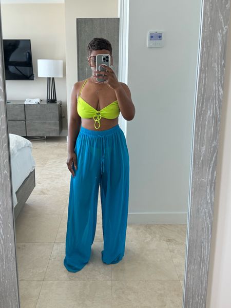 Day 2 in Turks and Caicos beach look. Pacsun really came through with the swimwear for this trip! These pants are a few years old but I added similar styles to the post  

#LTKSwim #LTKTravel