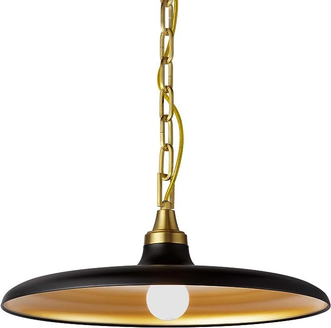Dainolite QTN-181P-MB-AGB Quentin - 1 Light Pendant in Contemporary Style-7 Inches Tall and 18 In... | Amazon (US)