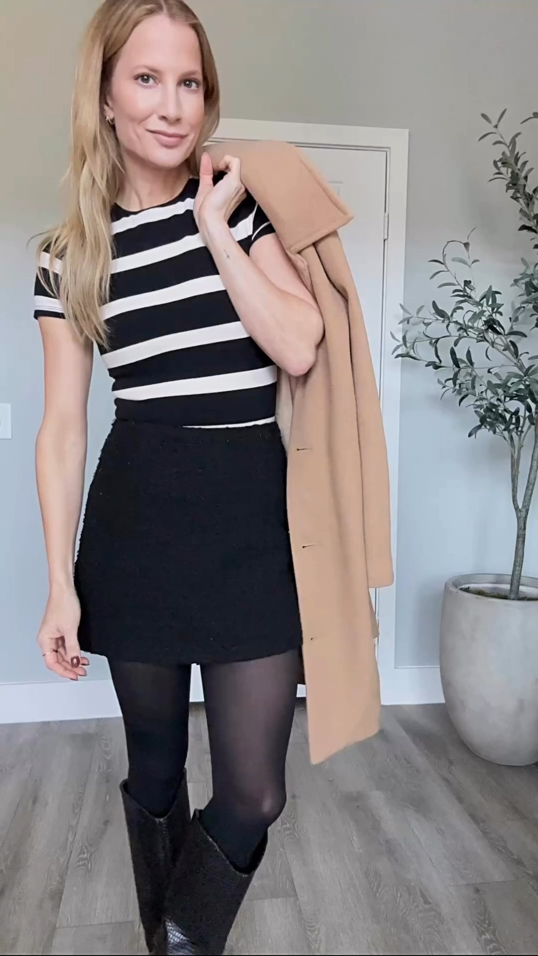 Anyone else have an emotional support pile of laundry? Seasonal pieces on repeat have helped to keep mine to a minimum… sort of. 🫣🙋🏼‍♀️

Comment SHOP for outfit details!
https://liketk.it/4YlQz
🫶🏼Follow for outfit ideas, styling + more!

fall outfit idea : holiday style : date night : holiday outfit inspo : simple chic : black and white outfit : #minimaliststyle #capsulewardrobe #simplechicoutfit #stylereel #outfitvideo
#FallOutfit #FallStyle #LTKFind #easyoutfit #holidaystyle ##workwear #winteroutfit

#LTKHoliday #LTKStyleTip #LTKOver40