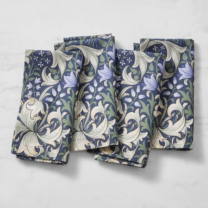 Morris &amp; Co. x Williams Sonoma Golden Lily Napkins, Set of 4 | Williams-Sonoma