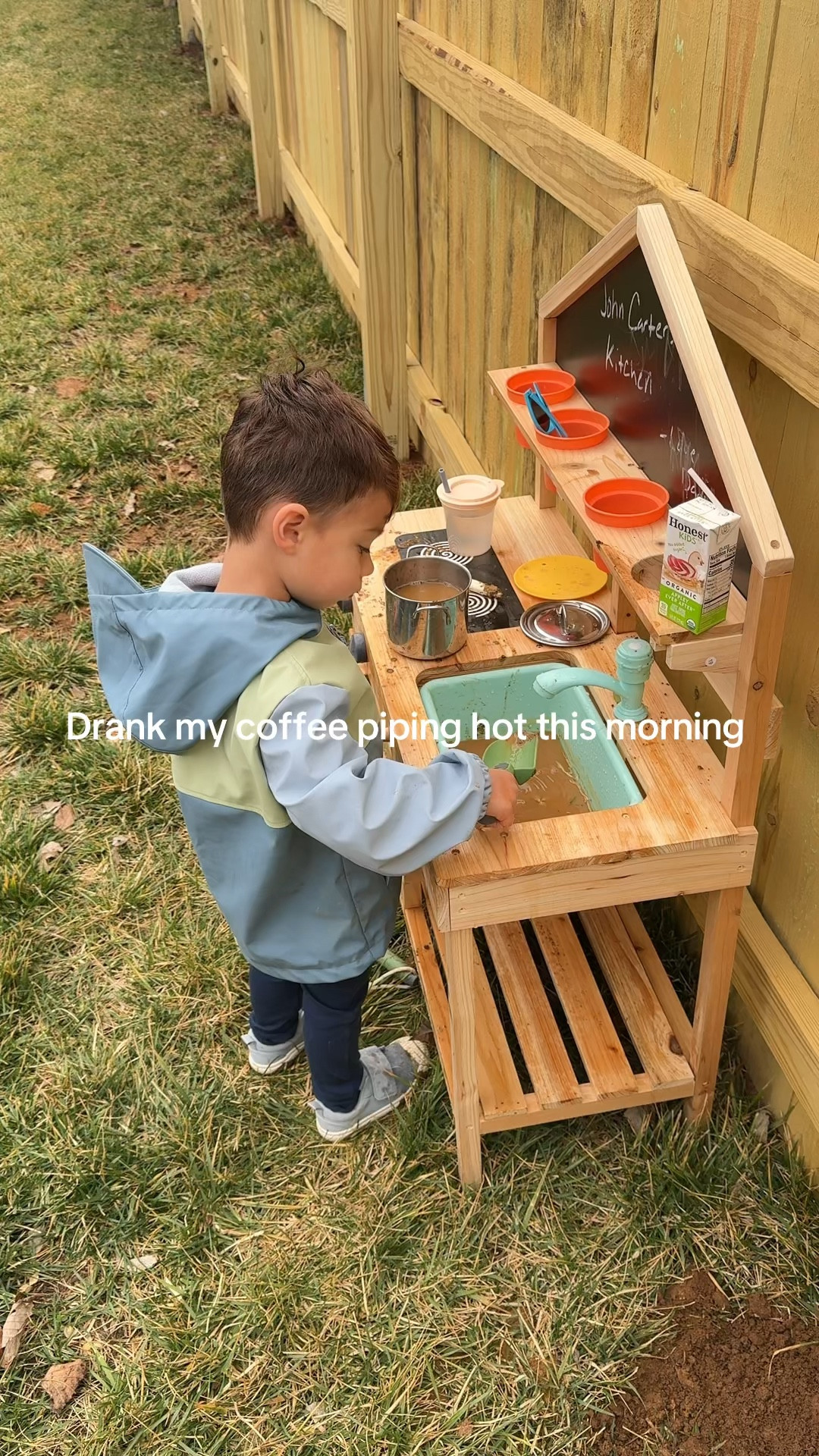 Mud kitchen for toddlers and kids, backyard toys for kids , outdoor kitchen, summer toys , spring break , wooden kitchen, wooden toys, garden toys, backyard must have , toddler toys , toddler activities 

#LTKmorningroutine #LTKKids #LTKdayinmylife