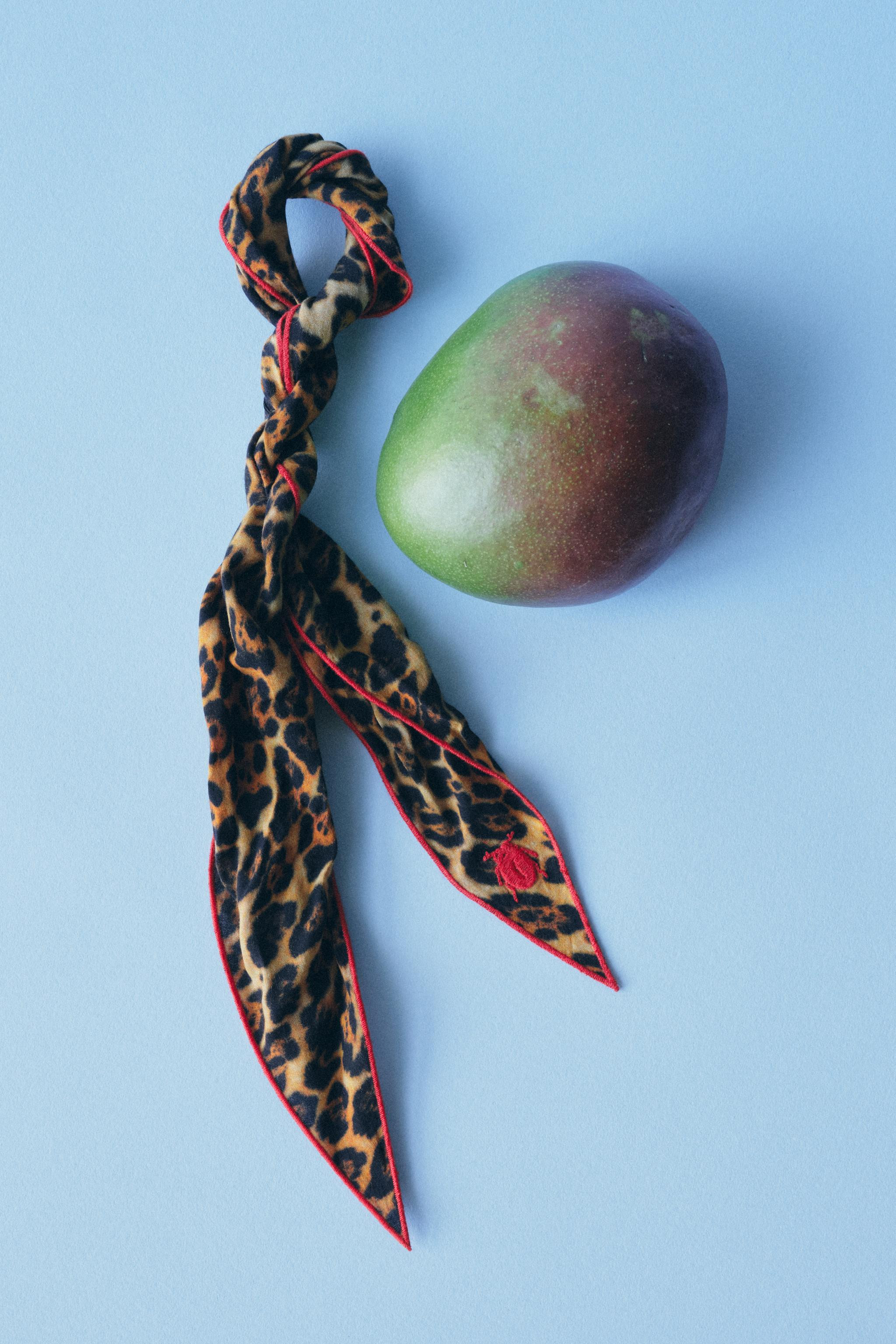 EMBROIDERED ANIMAL PRINT BANDANA | Zara US