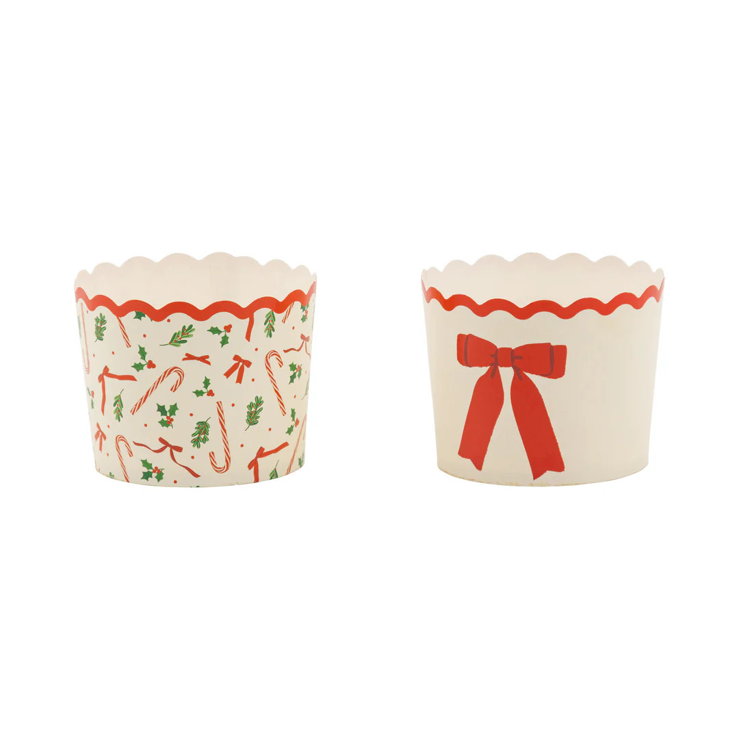 Red Christmas Bows 5 oz Baking Cups | My Mind's Eye