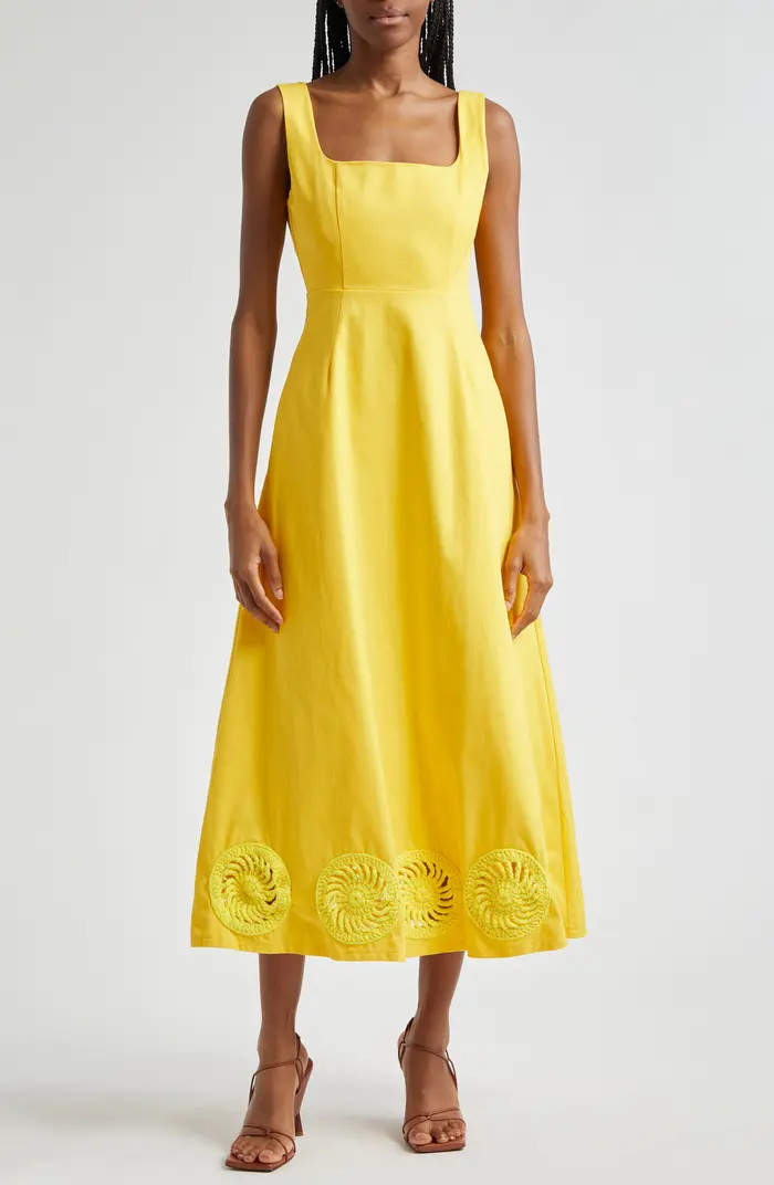 Elexiay Kwara Crochet Trim Sundress | Nordstrom | Nordstrom