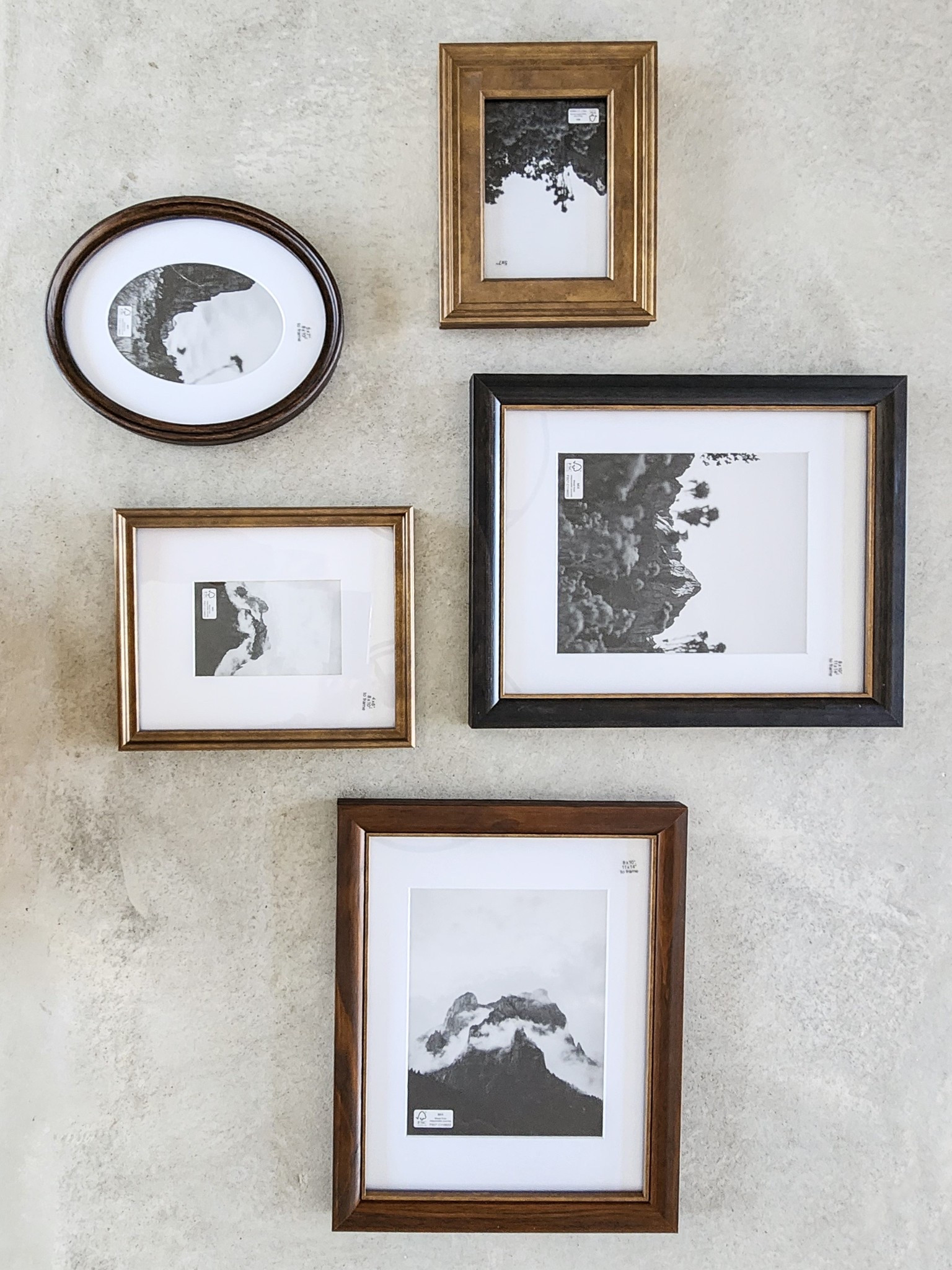 Transitional gallery wall set of 5 solid Wood Gallery Frames - Threshold™ designed with Studio McGee: Modern Wall Decor, Pine Material, Multisize

#LTKHome #LTKFindsUnder100