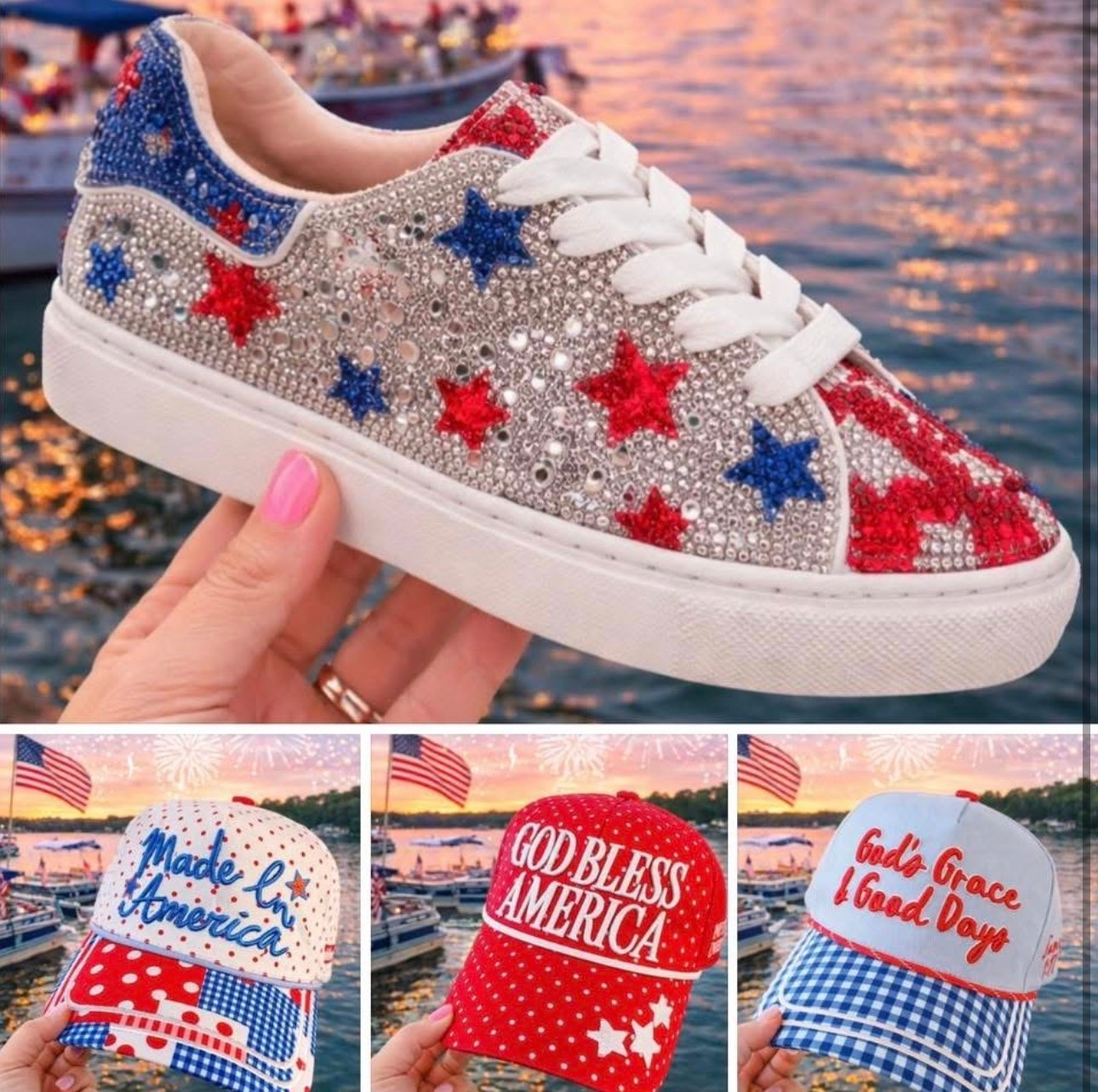 🇺🇸✨ 30% OFF ALERT! ✨🇺🇸

If you’ve been looking for the perfect 4th of July sneaker, THIS IS IT! ❤️🤍💙

These USA-inspired sneakers are 30% OFF right now and I even found the cutest matching hats to complete the look! 🙌🔥

Perfect for parades, baseball games, fireworks, lake days, and all your summer festivities! 🇺🇸☀️🎆

Don’t wait on these because the best sizes always disappear first! 🏃‍♀️💨

Comment USA 🇺🇸 and I’ll send you the link to shop both the shoes and the matching hats! ❤️🤍💙

#LTKdayinmylife #LTKgrwm #LTKootd