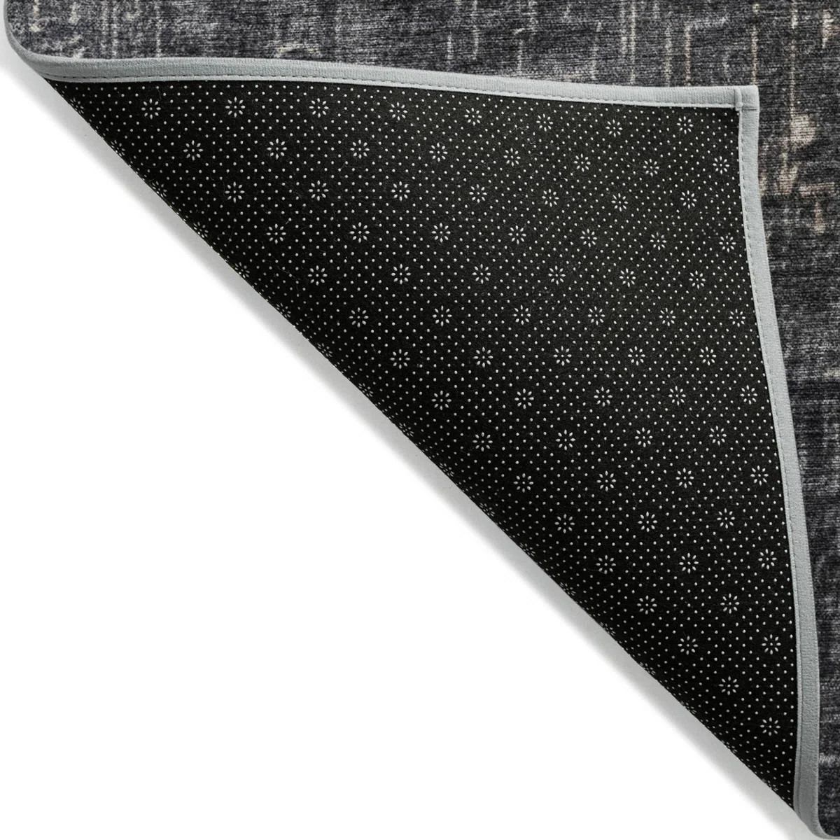 10' X 14' Khaki And Dark Gray Ombre Washable Indoor Outdoor Area Rug | Wayfair North America