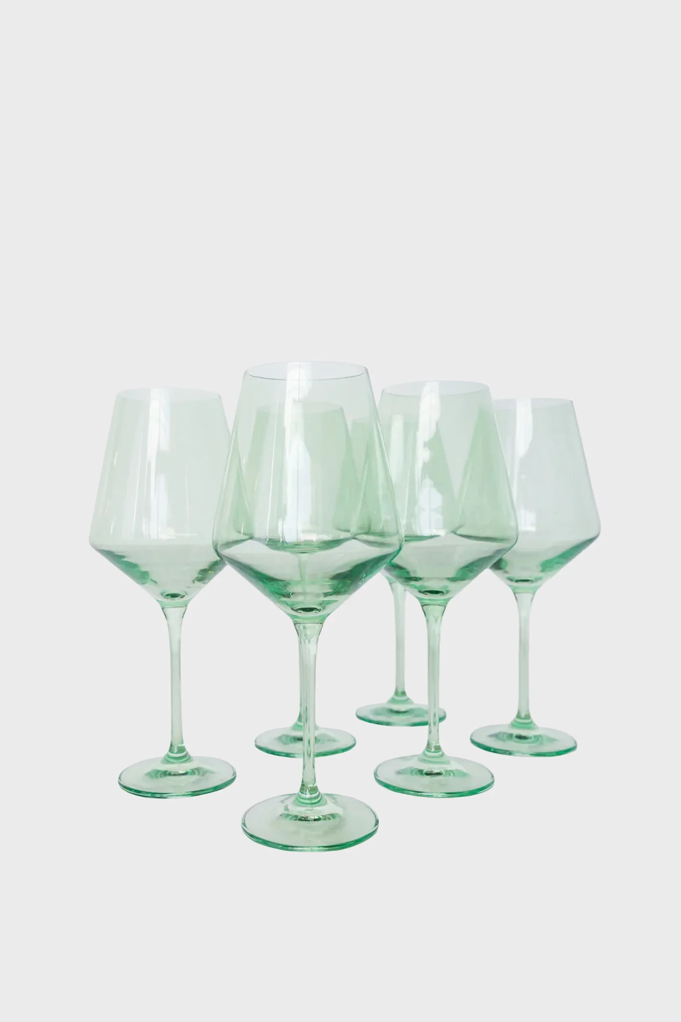 Mint Stemmed Glasses Set of 6 | Tuckernuck (US)
