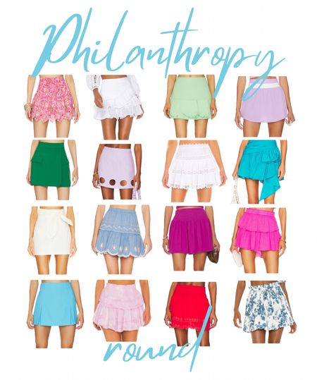 Calling all potential new members! If you’re looking for Philanthropy Round skirts, Feminine Punk has got you covered. You can shop all of these skirts & more on our LTK & Revolve ambassador lists. Link in Bio. Keep your eyes out for a website post about what I’d wear during each round of recruitment. COMING SOON!!! #fashionblogger #style #recruitment #philanthropyround #rushlooks #gogreek