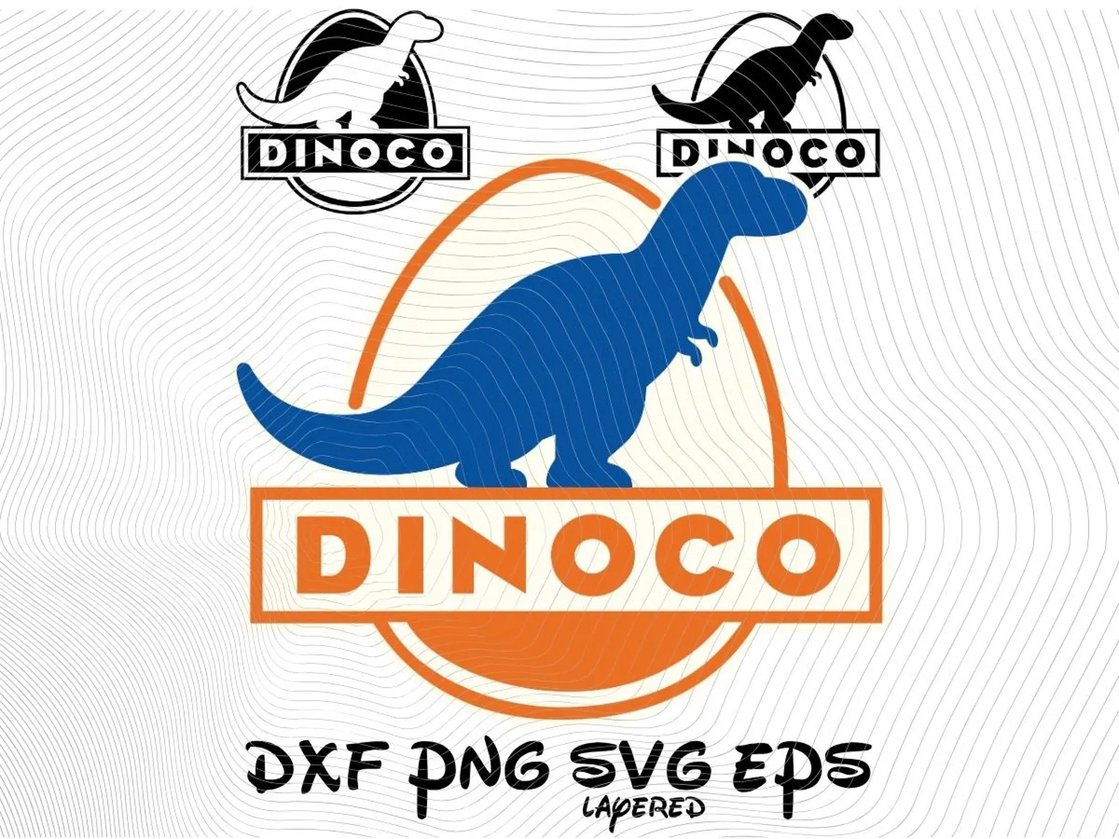 Dinoco Team Logo SVG png dxf eps Clipart, Dinoco Cars SVG Cartoon Clipart, Cars Sublimation Light... | Etsy (US)