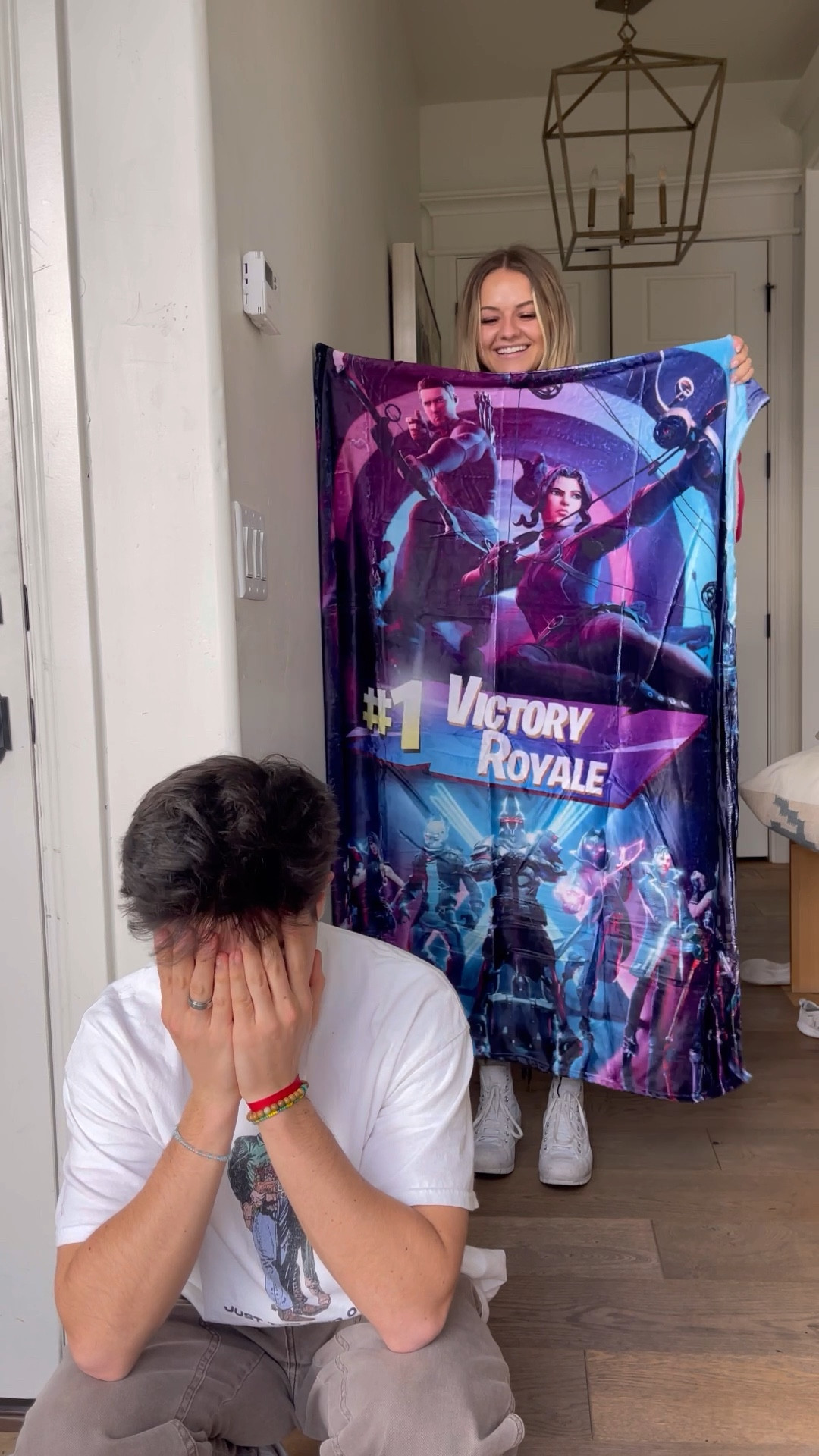 The Fortnite blanket 