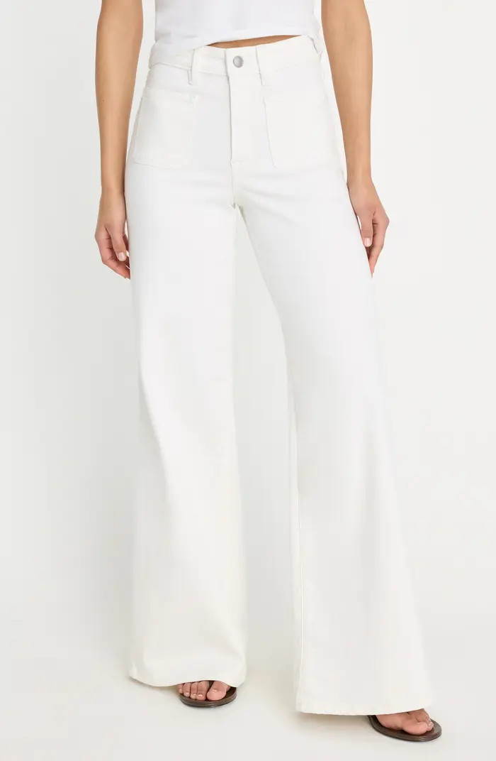 Good Waist Patch Pocket High Waist Palazzo Jeans | Nordstrom