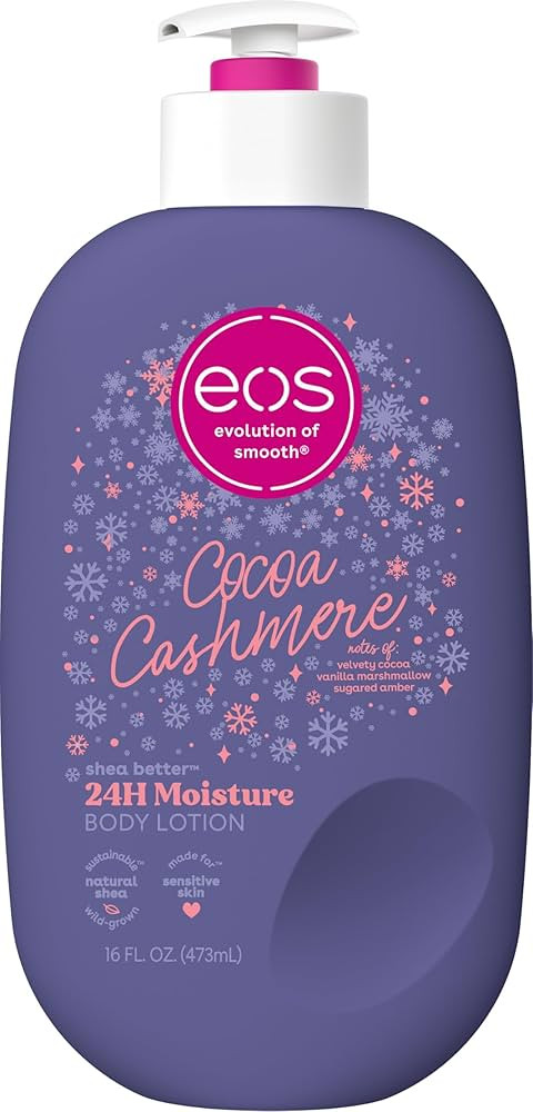 eos Shea Better Holiday Body Lotion, Cocoa Cashmere, Limited Edition Skin Care, 24-Hour Moisture,... | Amazon (US)