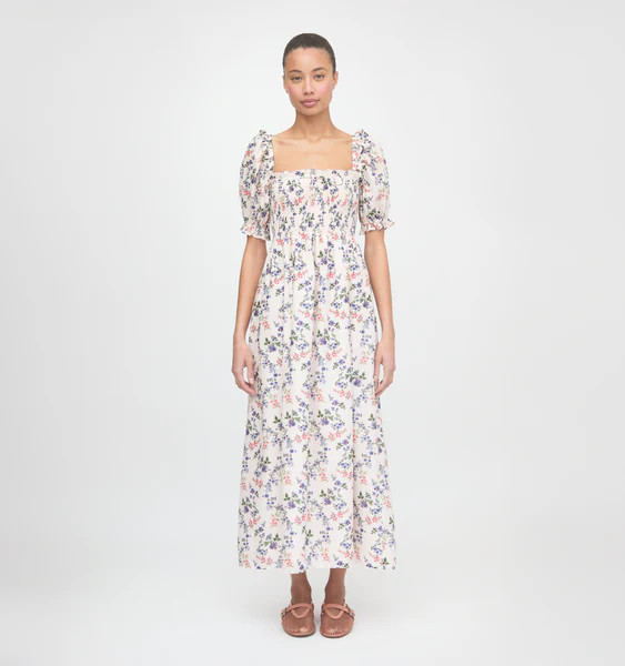The Scarlett Nap Dress - Pink Scallop Bow Chintz | Hill House Home US