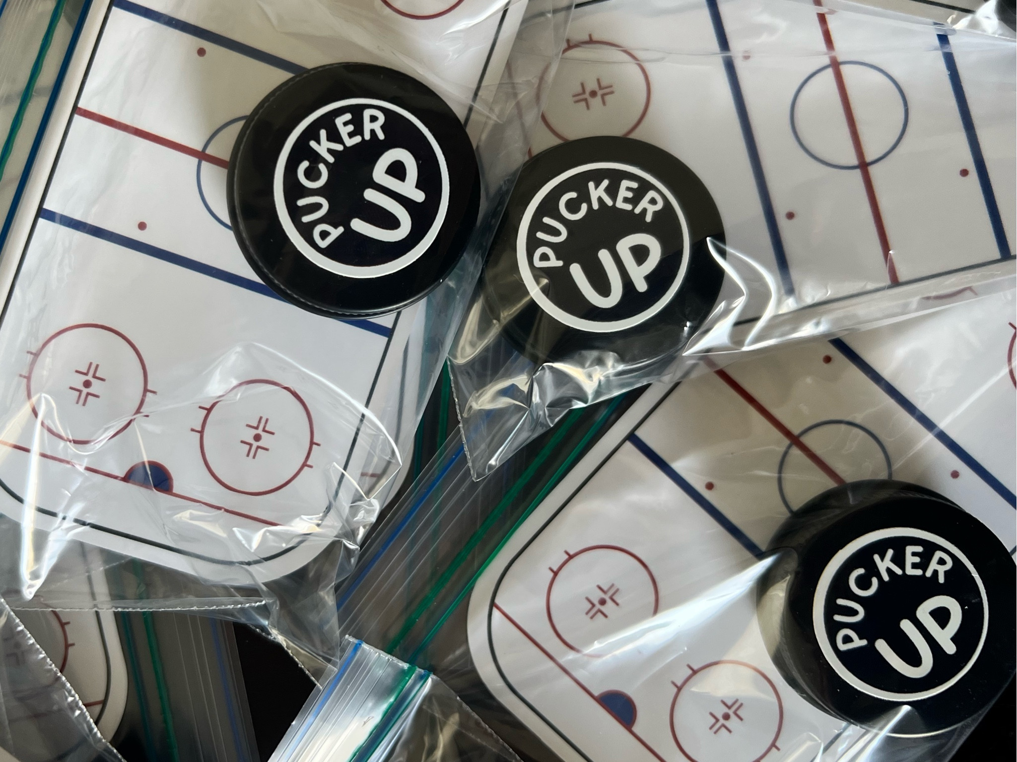 How cute are these hockey puck lip balms?!  Using them to add to gift bags for the team for our last tournament of the year 

#LTKFindsUnder50 #LTKSeasonal #LTKKids