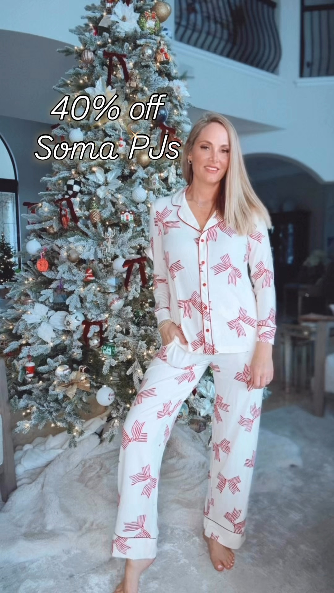 Gifts for her! Soma pajamas currently 40% off! Loving the adorable bows 🩷🎀

#LTKGiftGuide #LTKHoliday #LTKStyleTip