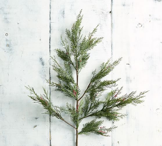 Faux Berry Juniper Branch | Pottery Barn (US)