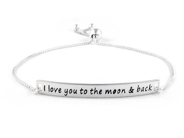 I Love You To The Moon And Back Bracelet - $14.99 - Free shipping for Prime members | Woot!