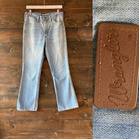 Vintage Wrangler 945 Bootcut Jeans/Light Wash Crop Flare Made in USA All Cotton No. 1 | Etsy (US)