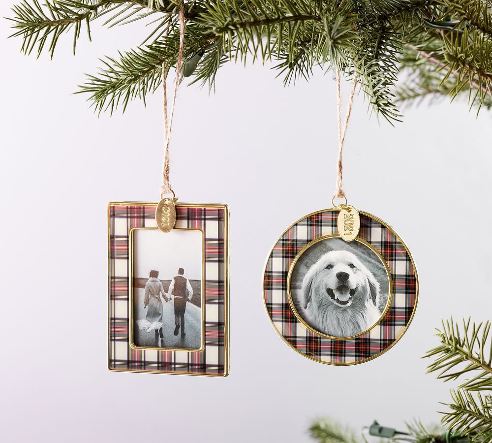 2021 Dated Enamel Frames - Plaid | Pottery Barn (US)