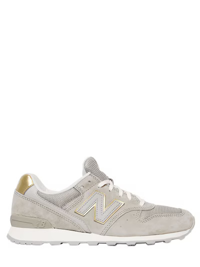 NEW BALANCE - 996 SUEDE & MESH SNEAKERS - LUISAVIAROMA | Luisaviaroma