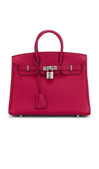 Hermes Togo Birkin 25 Handbag in Rouge Grenat | Revolve Clothing (Global)