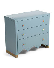 31in Three-drawer Storage Table | Furniture & Lighting | Marshalls | Marshalls
