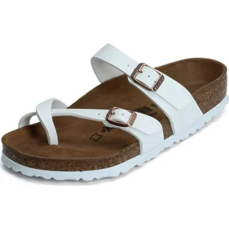 Birkenstock Mayari Birko-Flor Womens Sandals - White - 44 | Walmart (US)