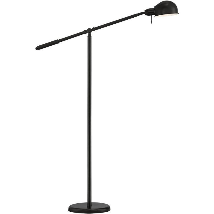 360 Lighting Modern Pharmacy Floor Lamp 55" Tall Dark Bronze Dawson Adjustable Boom Arm and Head ... | Target