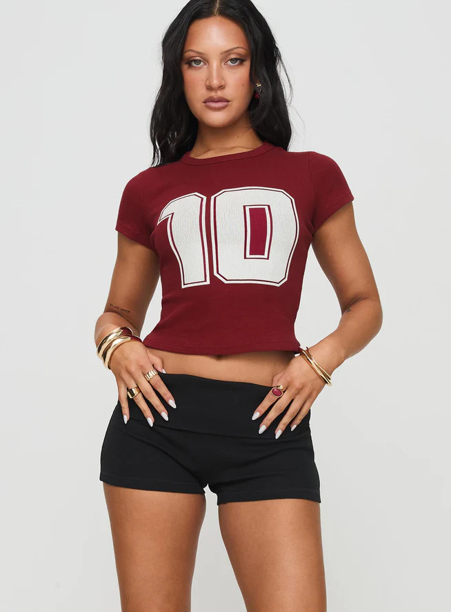 Baseline Low Rise Rib Shorts Black | Princess Polly US