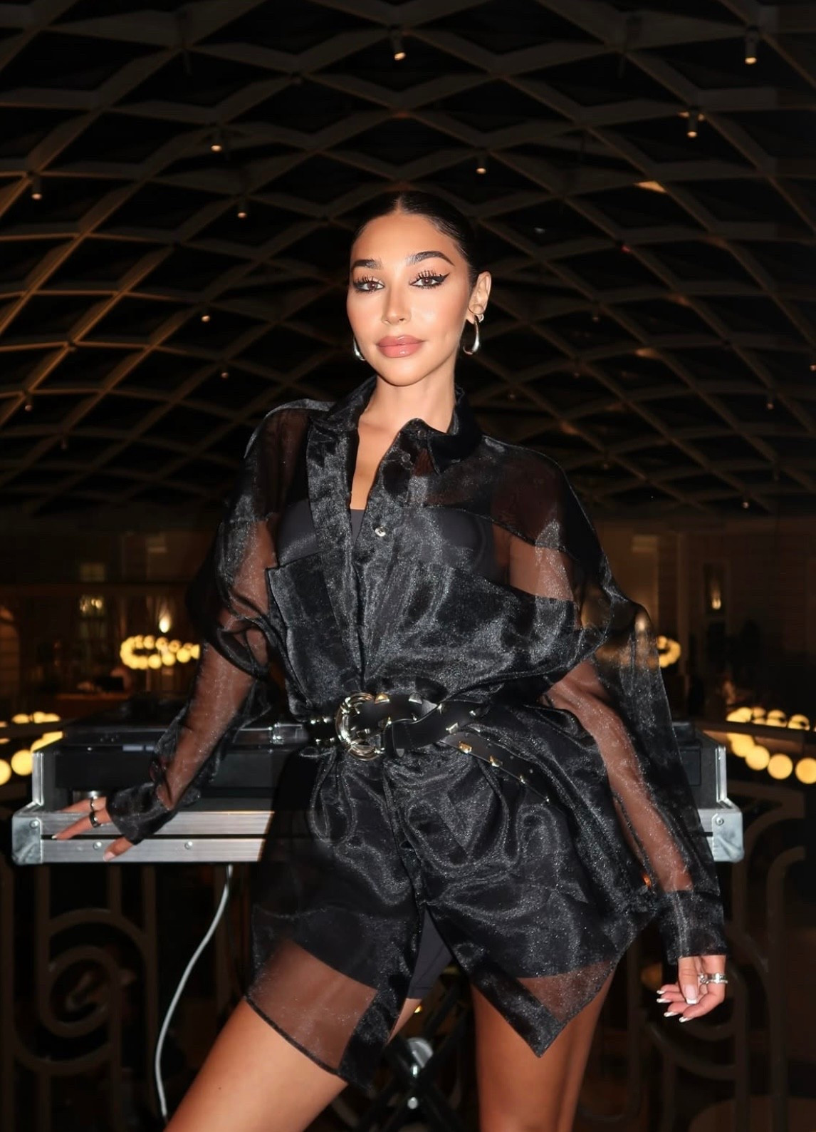 Organza shirt and belt from IRO